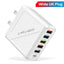 5USB Charger mobile phone charger charging head - Korvel