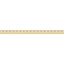 Bracelet de tennis en diamant cultivé en laboratoire en or jaune 14 carats
