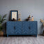 Stronger Vintage Style Buffet Cabinet Lacquered Accent Storage 4 Door Wooden - Korvel
