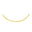 2.5mm 14k Two Tone Gold Reversible Omega Necklace