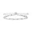 Pulsera Ajustable de Cadena Paperclip de Plata Esterlina