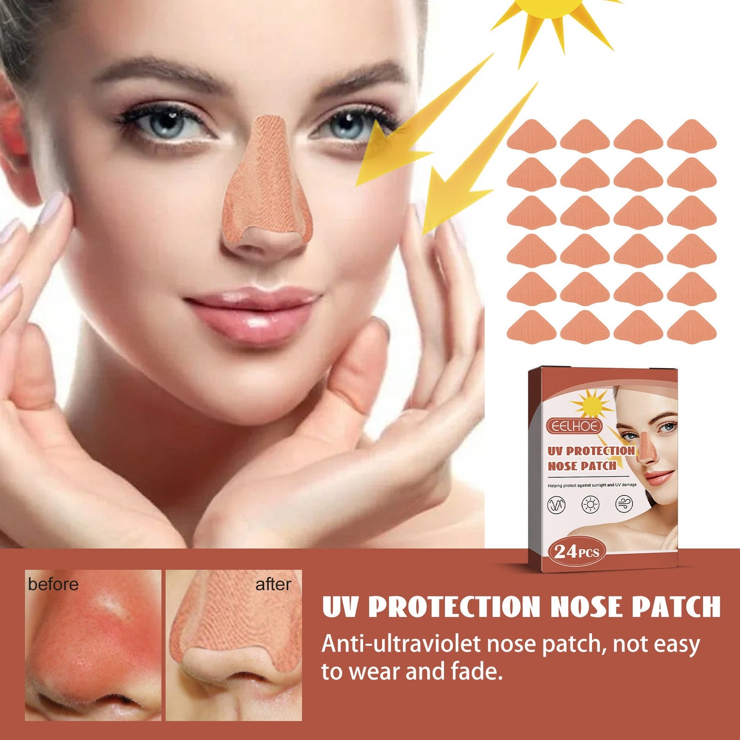 Patch nasal protecteur respirant pour un confort en extérieur