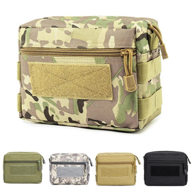 Molle Tactical Admin Pouch EDC Waist Pack Utility Military Magazine Dump Drop Pouches Outdoor Hunting Accessories Organizer Bag - Korvel