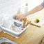 Foldable Dish Rack Kitchen Storage Water Leakage Plastic Tableware Bowl Dinnerware Drain Bowl Tray Home Drying Rack Washable - Korvel