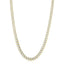 14k Yellow Gold White Pave Modern Lite Miami Cuban Chain (8.0mm)
