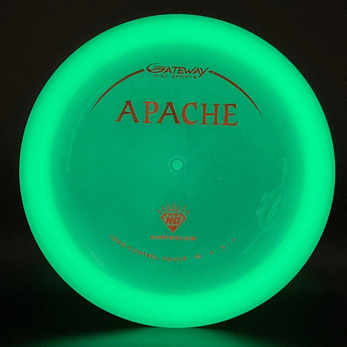 Controlador de Disco de Golf HD Superglow Metal Flake Apache