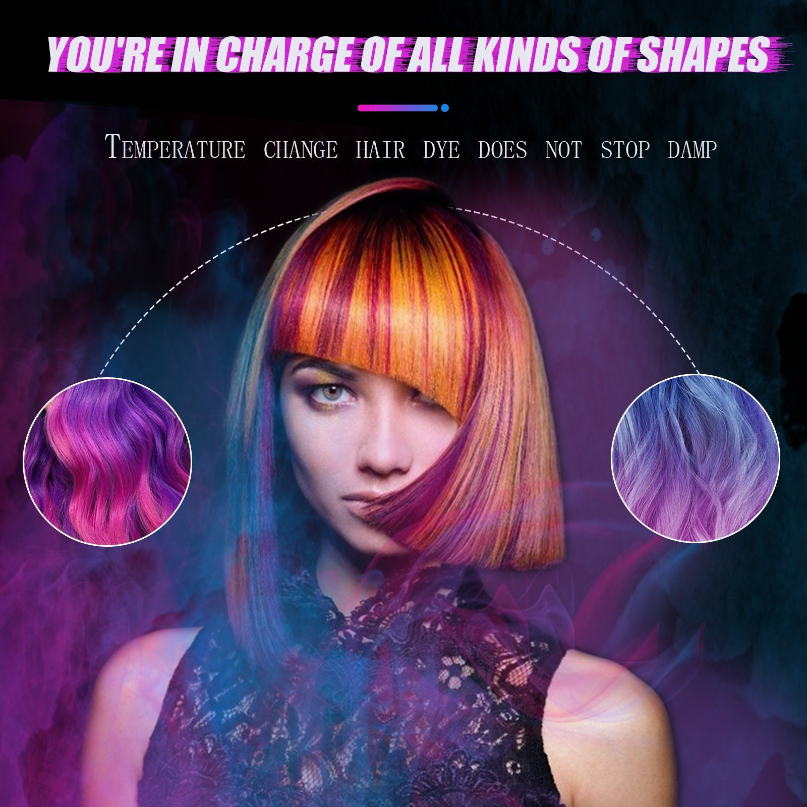 Gradient Hair Conditioner, No Damage To Hair And Scalp Easily Change Hair Color Hair Conditioner - Korvel