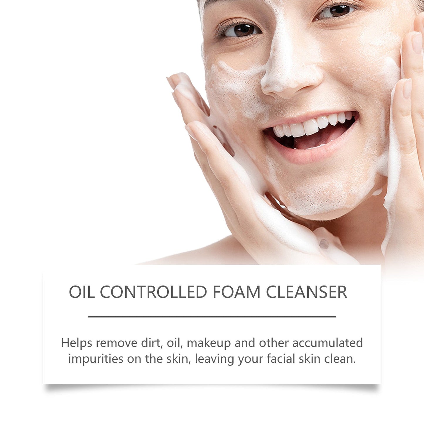 Nettoyant facial au charbon actif premium pour une peau rafraîchie