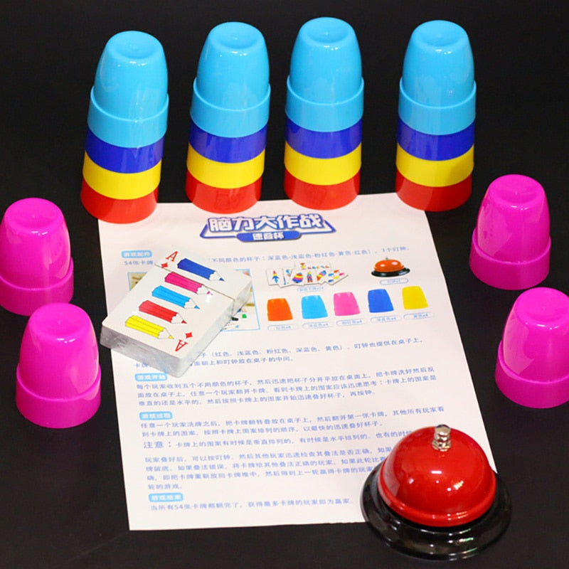 Jeu de société Speed Cups - Un jeu amusant pour toute la famille