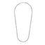 4.4mm Sterling Silver Rhodium Plated Round Box Chain