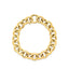 14k Yellow Gold Round Link Bracelet - Elegant Design