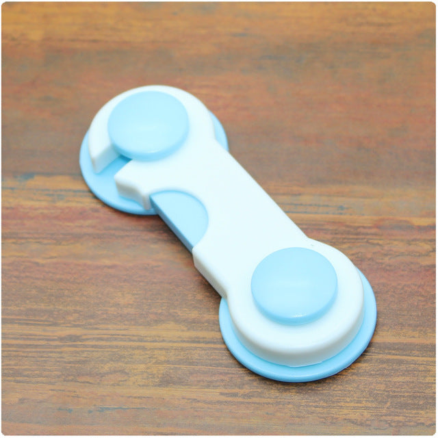 5pc/lot Plastic Cabinet Lock Child Safety Baby Protection From Children Safe Locks for Refrigerators Baby Security Drawer Latches - Korvel