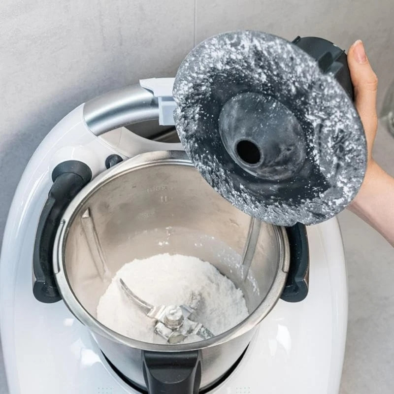 Mixing Bowl Reducer Efficient Chopping Mixing Dicing of Food Garlic Crusher Splash Guard Suitable for Thermomix TM5 TM6 - Korvel