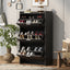 U-Can Shoe Storage Cabinet for Entryway with 3 Flip Drawers, Modern Shoe Organizer Cabinet, Free Standing Shoe Rack Black - Korvel