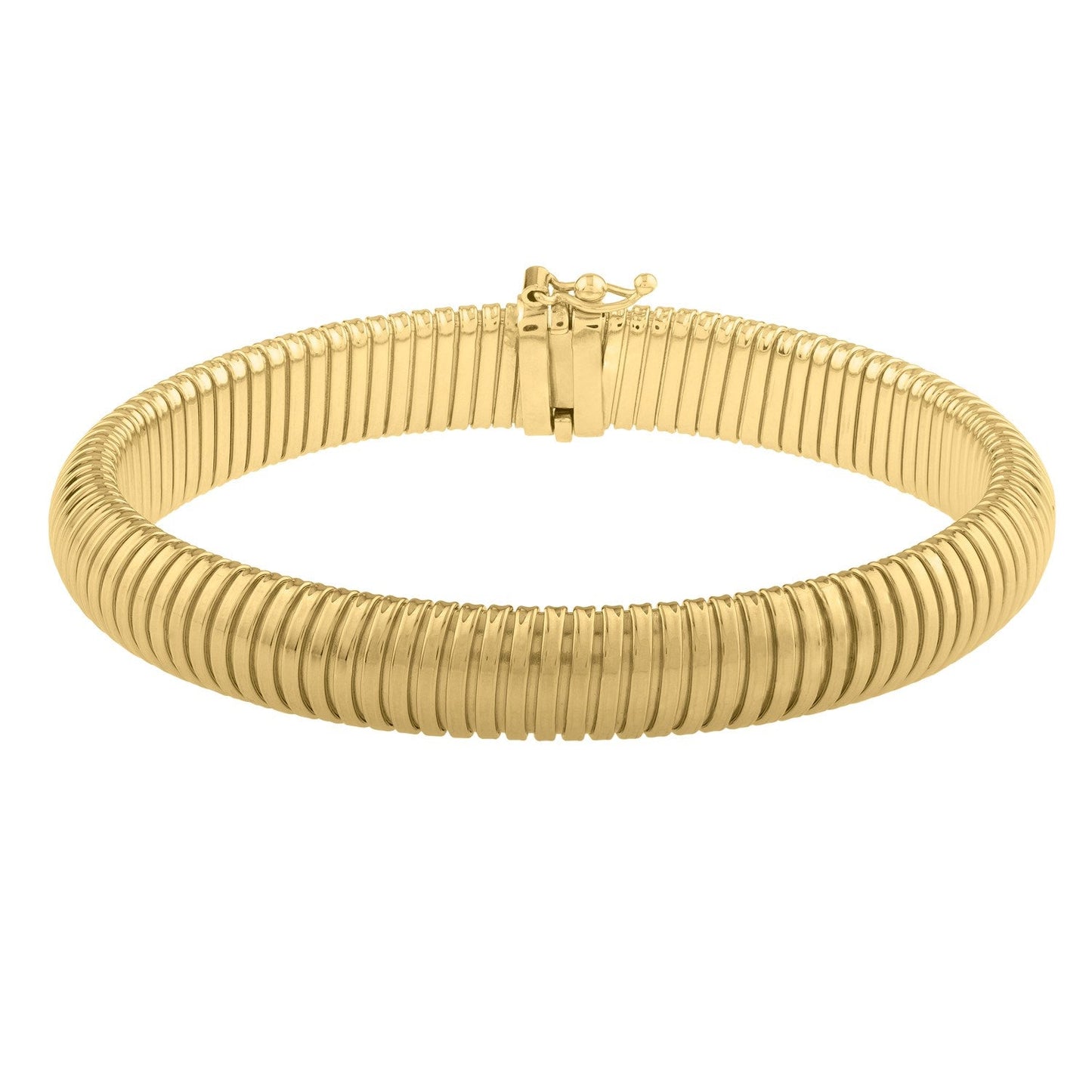 Bracelet Tubogas en Or Jaune 14k - Design Élégant