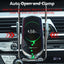 Support de chargeur sans fil de voiture premium pour iPhone - Charge rapide avec pince automatique