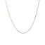 14k White Gold Diamond Cut Rolo Chain - 1.1mm
