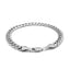 Pulsera Semisólida de Cubano de Miami en Oro Blanco de 14k - 6.7mm