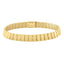 Bracelet en or jaune 14 carats en forme de carreaux en diamant