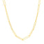 14k Yellow Gold Wire Paperclip Chain - Elegant Design