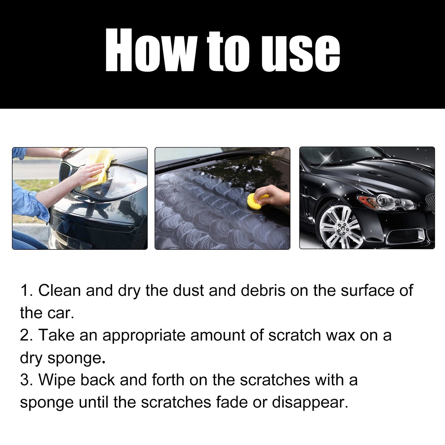 Premium Scratch Removal Wax for Car Paint Care