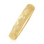 Brazalete de Patrón de Diamante de Textura Doble en Oro Amarillo de 10k