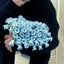 60cm New Creative Rose Bouquet Blanket (Finished), Crocheted Flower Bouquet Gift for Girlfriend - Korvel