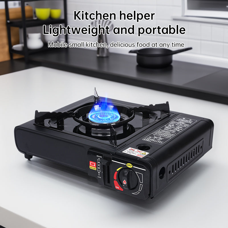 Single - burner Butane Camping Stove, windproof, adjustable, portable - Korvel