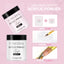 COSCELIA New 120g White Powder Transparent Crystal Powder 150ML Crystal Liquid Nail Shop Nail Tool Set - Korvel