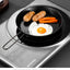 Stainless steel folding handle frying pan outdoor non stick folding fry pan frying pan - Korvel
