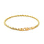 Bracelet en or jaune 10k avec motif en corde taillée en diamant - 2,75 mm