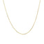 14k Yellow Gold Diamond Cut Cable Link Chain - 0.8mm