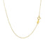 14k Yellow Gold Diamond Cut Cable Link Chain - 0.8mm