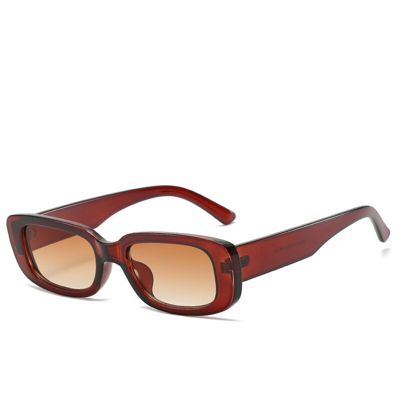 Trend Small Frame Sunglasses Female Square Sunglasses Olive Green Colorful Ins Street Shot Glasses - Korvel