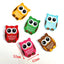 6pcs Owl Embroidered Iron-On Patches for Creative Projects
