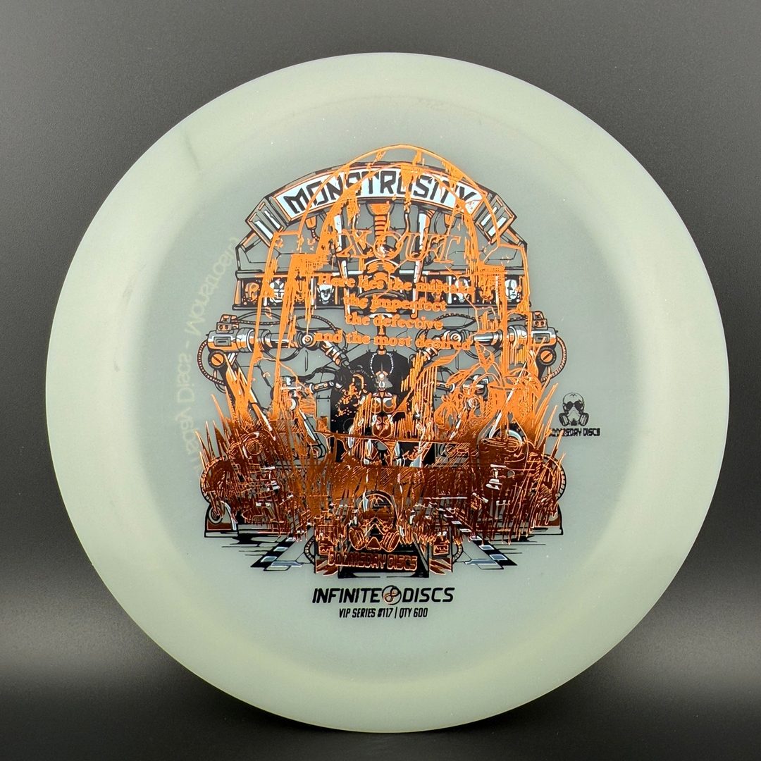Glow Monstrosity - VIP Series #117 - X-Out Disc Golf Disc