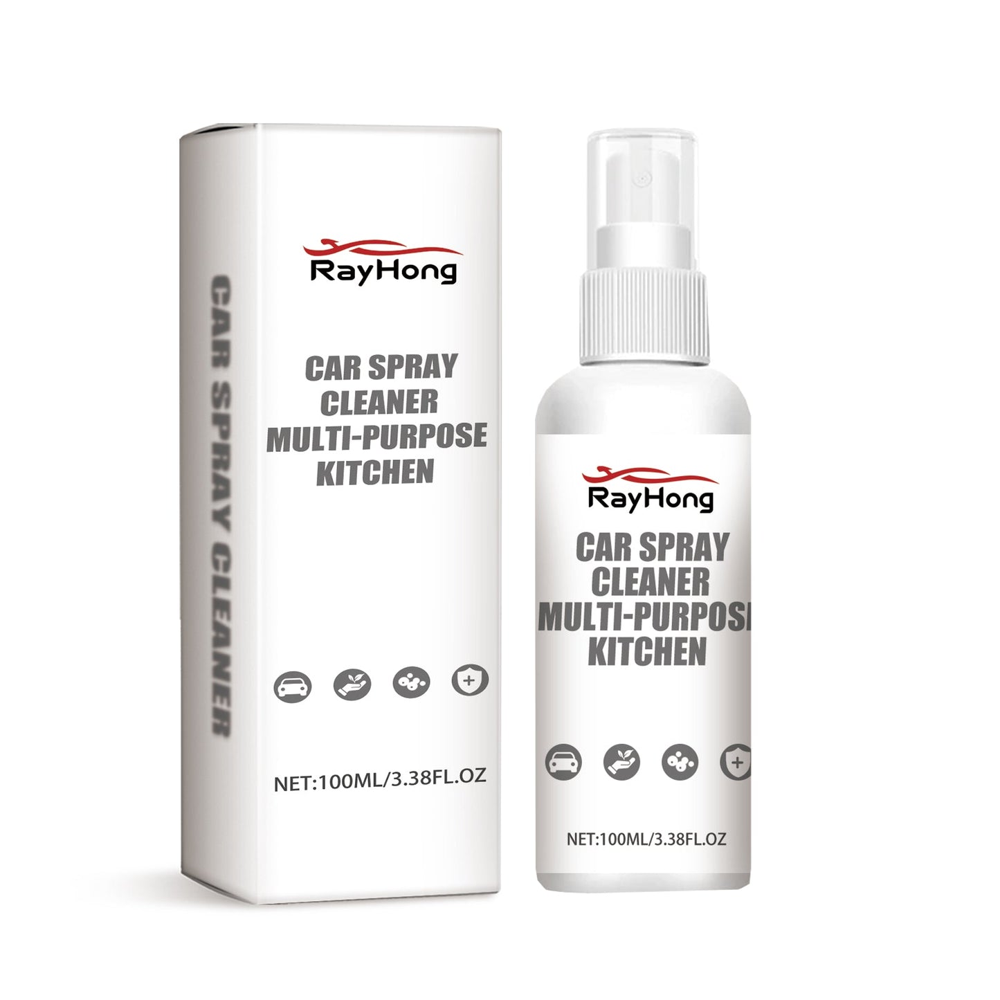 Automotive Spray Cleaner, Automotive Interior Glass Oil Film Decontamination Multi-Functional Foam Cleaner - Korvel