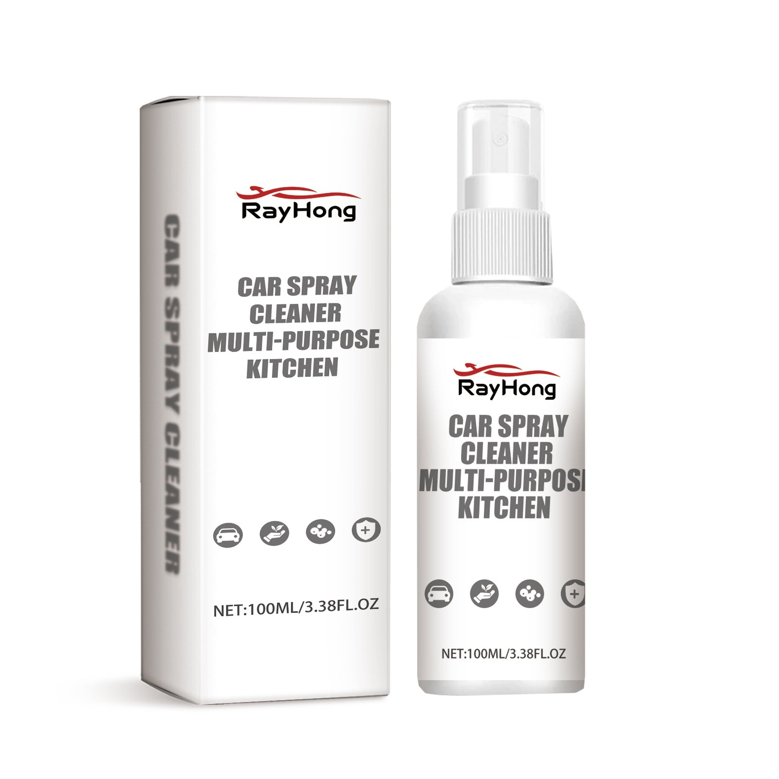 Automotive Spray Cleaner, Automotive Interior Glass Oil Film Decontamination Multi-Functional Foam Cleaner - Korvel