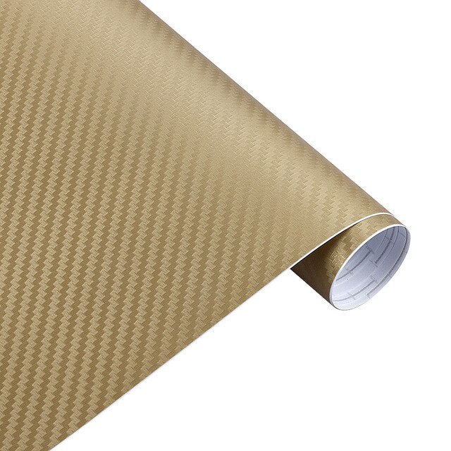 30cmx127cm 3D Carbon Fiber Vinyl Car Wrap Sheet Roll Film Car stickers and Decals Motorcycle Car Styling Accessories Automobiles - Korvel