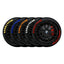 Premium 3D English Letter Tire Stickers for Cars