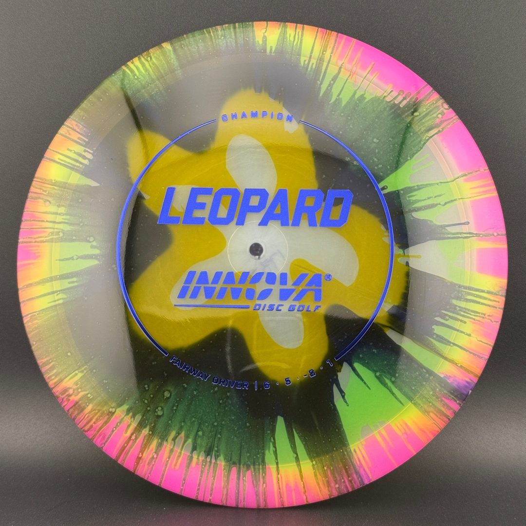 I-Dye Champion Leopard Disc Golf Driver