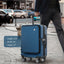 Carry-on Luggage 20 Inch Front Open Luggage Lightweight Suitcase with Front Pocket and USB Port, 1 Portable Carrying Case - Korvel