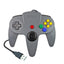 N64 USB wired game controller N64 appearance PC controller retro classic game console appearance controller - Korvel