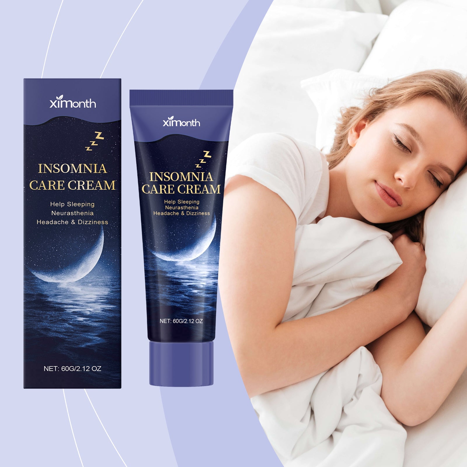Sleep Cream Creates A Comfortable Space At Night, Pamper Sleep And Improve Mood Care Cream - Korvel