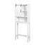 Elegant Over-the-Toilet Storage Cabinet with Adjustable Shelves