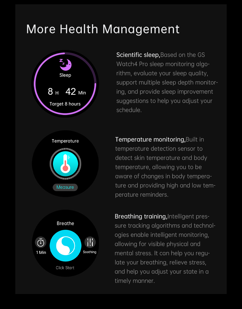 GS Watch4 Pro Smart Bracelet - Korvel