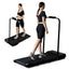Flatbed walker with armrests black - Korvel