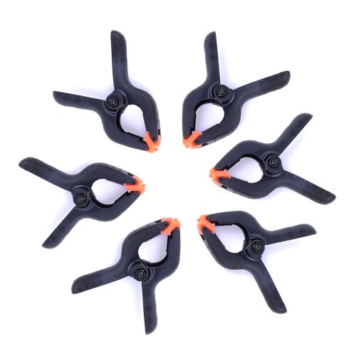 6-Pack Photography Studio Background Stand Holder Clips