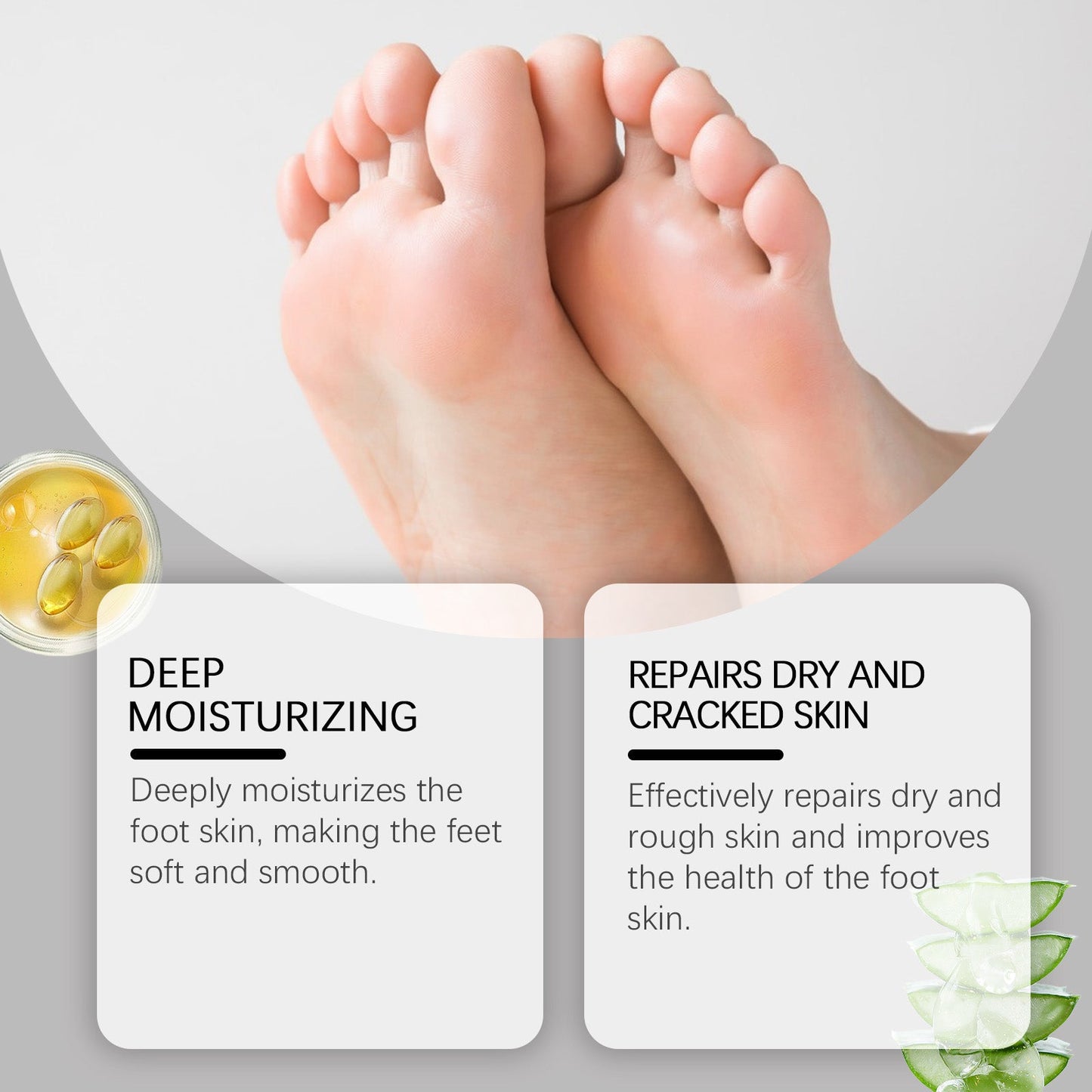 Protective Foot Cream Soothers Dry, Hydrating And Moisturizing Foot Care Cream Daily - Korvel