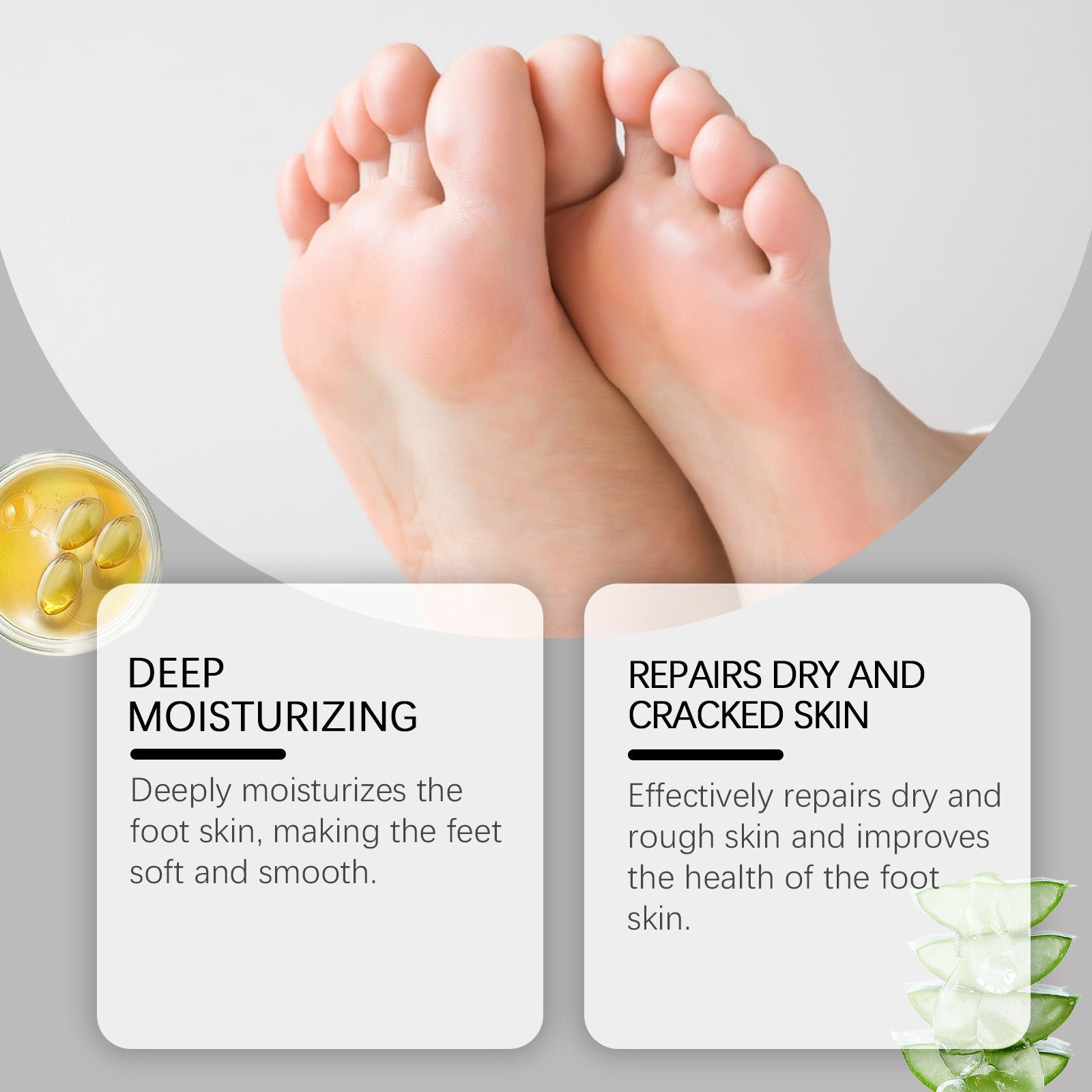 Protective Foot Cream Soothers Dry, Hydrating And Moisturizing Foot Care Cream Daily - Korvel